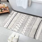 Amazon.com: Tufted Cotton Area Rug 2' x 3', KIMODE Woven Fringe .