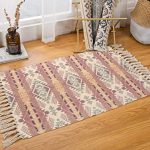 Amazon.com: Bohemian Cotton Area Rug 2' x 3', KIMODE Woven Fringe .