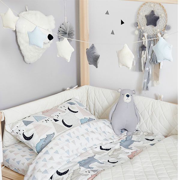 Toddler Bedding Set M - Bear Fami