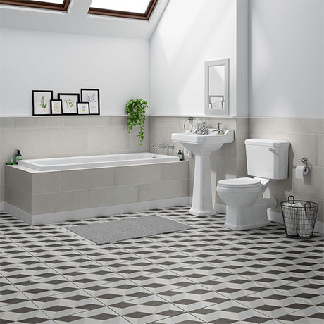 Carlton Traditional Bathroom Suite | Now At Victorian Plumbing.co.
