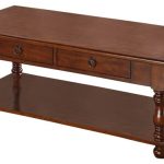 Great Appeal Rubber Wood Coffee Table, Brown - Traditional .