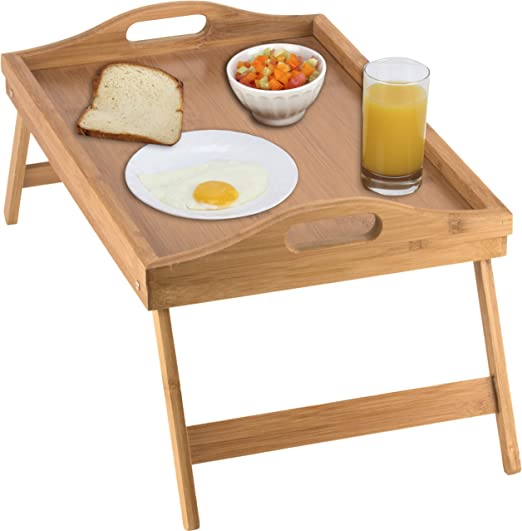 Amazon.com - Home-it Bed Tray table with folding legs, and .