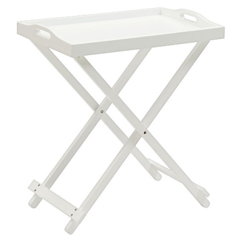 Folding Tray Table White - Johar Furniture : Targ