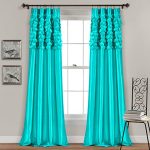 Amazon.com: Lush Decor Circle Dream Window Curtains Panel Set for .