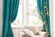 Turquoise window curtains in home decor | Turquoise curtains, Home .