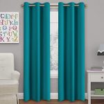 Amazon.com: Turquoize Teal Blackout Curtains Themal Insulated .