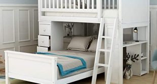Amazon.com: Twin-Over-Twin Bunk Bed for Kids, Loft System & Twin .