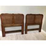 Vintage Cane French Twin Headboards - a Pair | Chairi