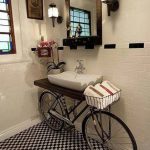 25 unique bathroom vanities made from furniture - bike sink - Life .