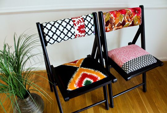 Upholstered Folding Chairs