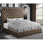 Coaster Company Camillie Upholstered Eastern King Headboard, Brown .