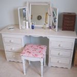 My old pine dressing table set painted with Annie Sloan chalk .