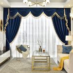 Amazon.com: Royal Blue Vintage Curtains 84 Inch Length for Living .