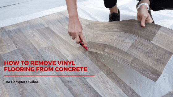 How to remove Vinyl flooring from concrete easily - The Complete Gui