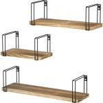 Amazon.com: SRIWATANA Rustic Floating Shelves, Wood Wall Shelves .