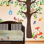 Baby Wall Decals, Nursrey Wall Decals, Forest Friends Wall decal .