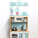 A decal that'll help expand a play kitchen. | Kids room murals .