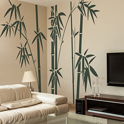 Amazon.com: GECKOO Home Decor - Family Bamboo Wall Decals Living .