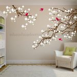 Living room wall decals - Cherry blossom decal - Cherry blossom .
