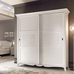 Classic wardrobe / lacquered wood / sliding door - ART. 6098 .