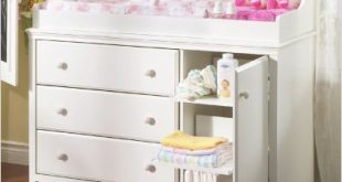 Transitional Style Pure White Finish Changing Table – Best Cribs .