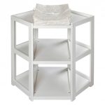 Badger Basket White Corner Baby Changing Table : Targ