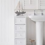 White 4 drawer freestanding bathroom storage unit | White bathroom .