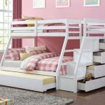 Elling White Bunkbed With Storage Stai