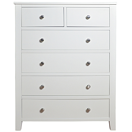 Dress womens clothing: White chest of drawers solid wo