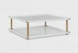 Volta Square Coffee Table White - CosmoLiving By Cosmopolitan : Targ