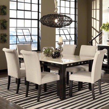 Amazon.com - Standard Furniture Gateway White 7 Piece Dining Room .
