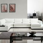 Modern sectional white living room furniture - Decolover.n