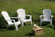 White Plastic Adirondack Chairs | Plastic garden furniture .