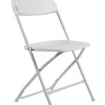 White Plastic Folding Chair (Poly Chair) - The Chiavari Chair Compa