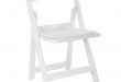 White Resin Folding Chair for Weddings | CTC Event Furnitu