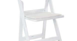 White Resin Folding Chair for Weddings | CTC Event Furnitu