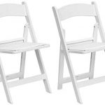 Amazon.com: White Resin Stackable Folding Chairs - Heavy Duty 300 .