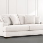 Lodge Foam White Sofa | Living Spac