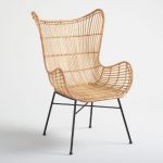 Natural Rattan Willis Wingback Chair | World Mark