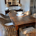 The Plain Wood Table | Rustic farm table, Dining room design, Dec