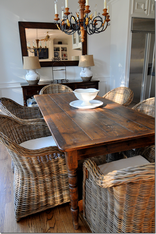 The Plain Wood Table | Rustic farm table, Dining room design, Dec