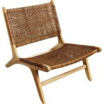 Modern Teak and Wicker Easy Chair - Midcentury - Armchairs And .