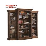 American Antique Design Bookshelf Cabinet Discount Solid Wood .