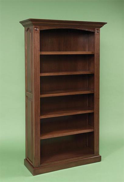 Premium Raised Panel Solid Wood Bookcase from DutchCrafters Ami