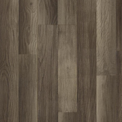 Style Selections Aged Gray Oak 7.59-in W x 4.23-ft L Smooth Wood .