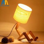 2020 Modern Wood Robot Table Lamps For Living Room Bedside Bedroom .