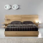 Oak double #bed FLYER by Domus Arte #wood | Bedroom bed design .