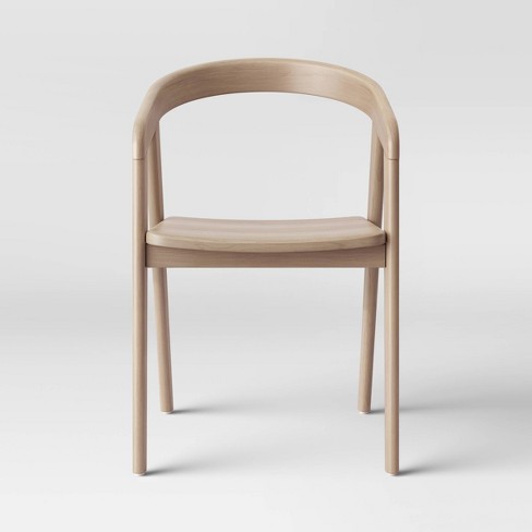 Lana Wood Armed Dining Chair Natural - Project 62™ : Targ