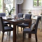 Home Dining Inspiration Ideas. Dining room with dark wood dining .