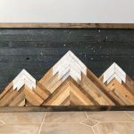 Mountain Wood Wall Art/Decor | Wood wall art decor, Reclaimed wood .